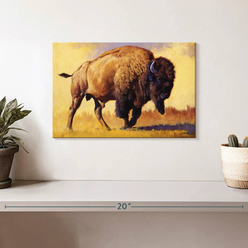 Brampt Tatanka, 8" H x 12" W
