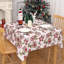 Christmas Tablecloth with Waterproof, Oil-Proof & Wipeable Finish | Wrinkle-Resistant Rectangle Cover, Star Design for Indoor/Outdoor Dining & Holiday Parties-1142078561