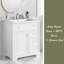 Meuble-lavabo 30 po avec comptoir d'évier