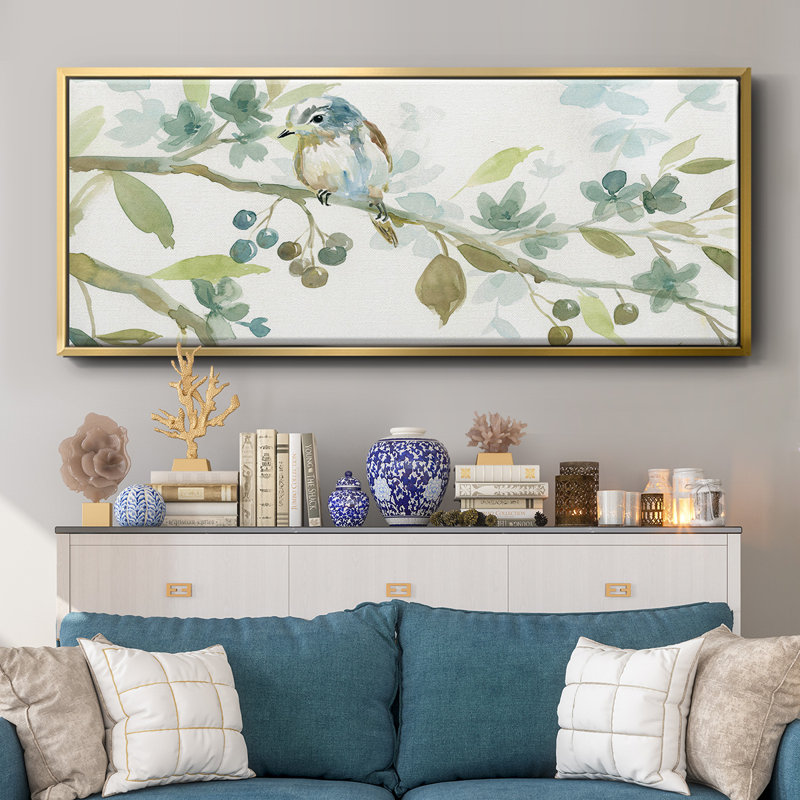 Début du printemps II - toile encadrée, H 8 po x l 20 po