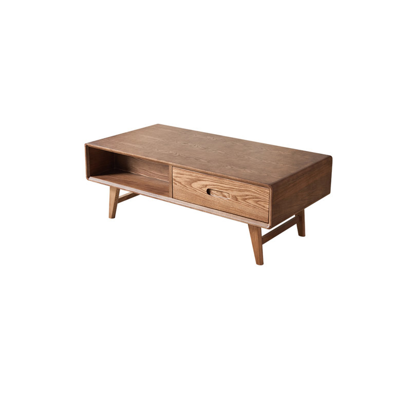 Table basse en bois de frêne massif