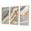 Ensemble de 3 peintures murales sur fond de pierres colorées-101991166-101991152
