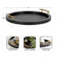 Round Ottoman Tray with Metal Handles-485116405