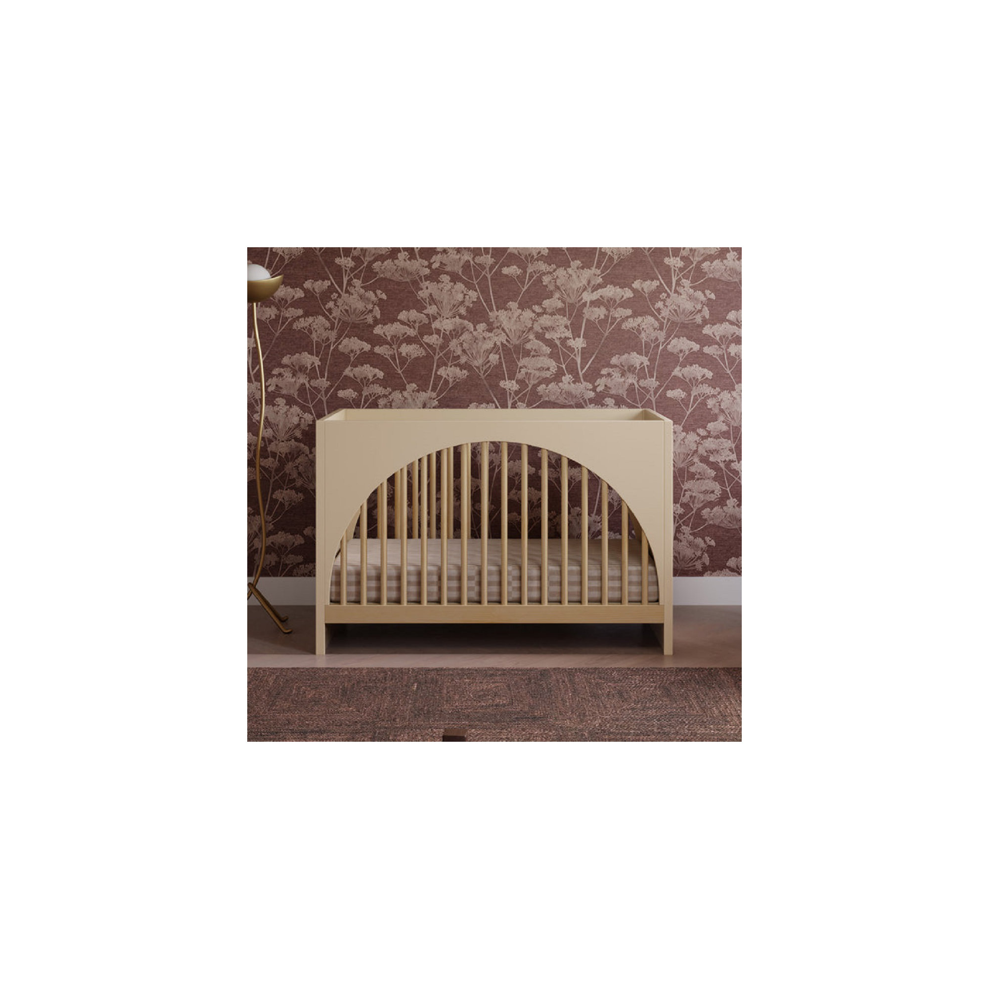 Moab 3-in-1 Convertible Crib, Brown