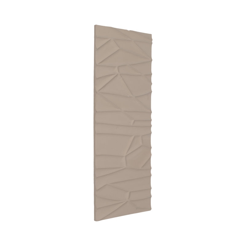 Sagebrook Home Set of 3 24X63 Chinati Dimensional Plaster Art.
