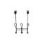 Porte-crochets au-dessus de la porte avec 6 crochets Erial Iron 6 - FantasHome-1783828882