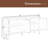 U_STYLE  Four-Door Sideboard with Geometric Line Patterns and Vintage Metal Handles for Timeless Elegance,Suitable for Living Rooms, Entrance and Study Rooms-741537448