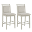 Calaeb Upholstered Counter Stool with Solid Wood Frame