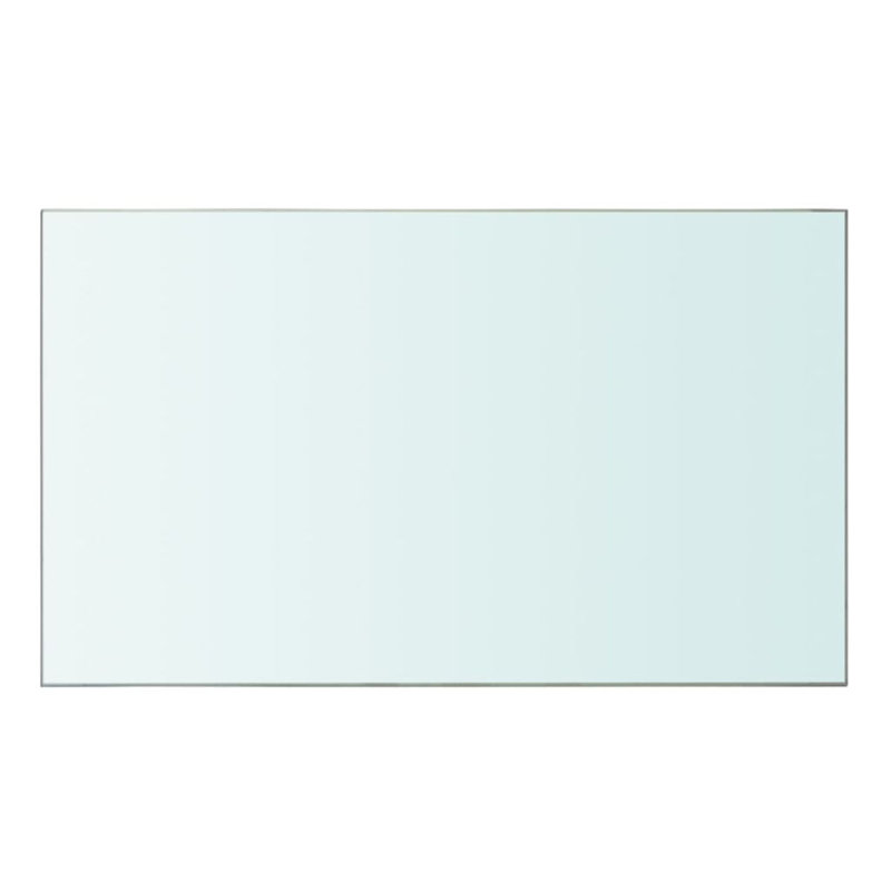 Glass Floating Shelf, 0.8cm H x 50cm W x 30cm D