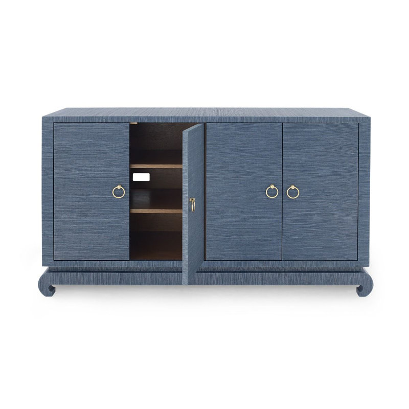 Meredith Sideboard, Navy Blue, 30"H x 53.3"W x 18"D
