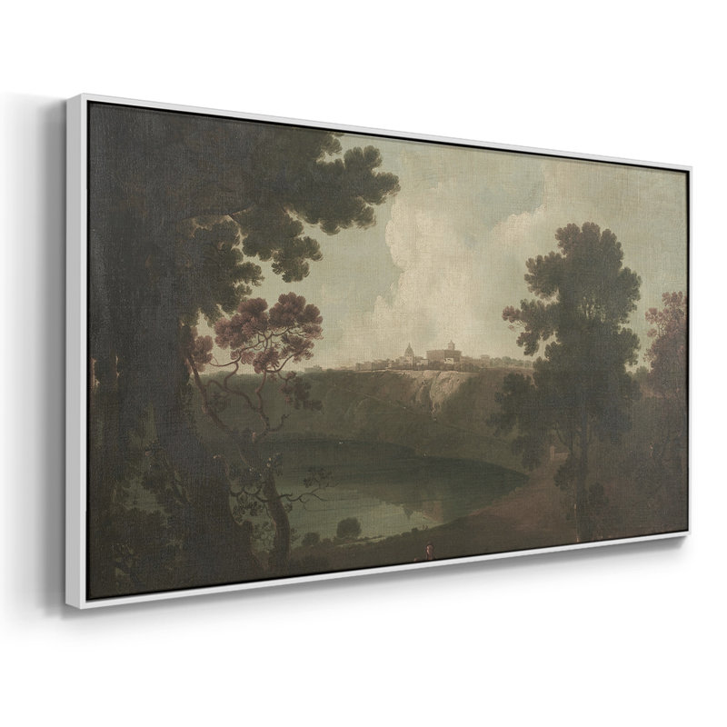 Série paysage - DLV III - Toile tendue avec châssis encadré - Prêt à être accroché, Noir, H 21 po x l 41 po
