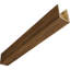 Poutre en bois AmeriCraft, 3 côtés (poutre en U), l 7 1/2 po x H 7 1/2 po x L 192 po, finition jacobine, pin teinté-129846259