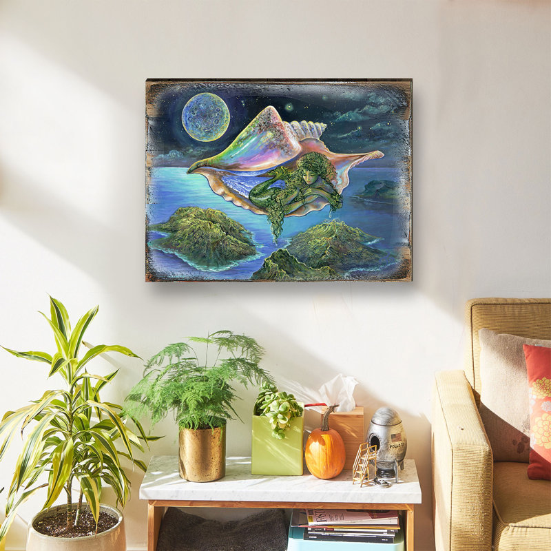 Sea View, 12" H x 9" W x 1" D