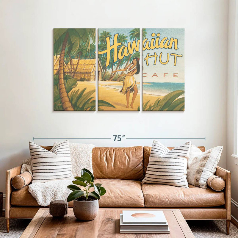 Gillard Hawaiian Hut Cafe, 36" H x 57" W