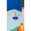 Bougeoir en porcelaine de table Rhombe-845608358