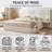 Contemporary Glam Tufted Velvet Upholstered Platform Storage Bed, Queen, Cream-206300182-206300169