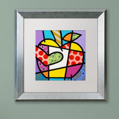Divina 'Big Apple I' Framed Print on Canvas