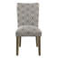 Chaise parsons rembourrée en velours Feldman-37210766