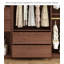 Garde-robe simple couleur noyer classique-111668219