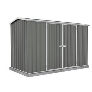 Remise de rangement en acier galvanisé l 10 pi x P 5 pi Absco Premier