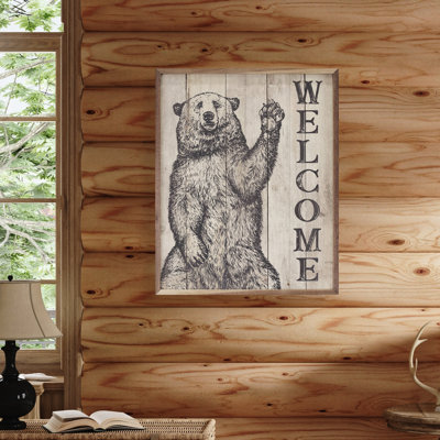 Welcome Bear Whitewash