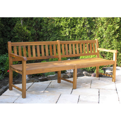 Lakeshore Wooden Bench
