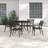 Algrid 4 - Person Patio Dining Set with Round Table-2008025588