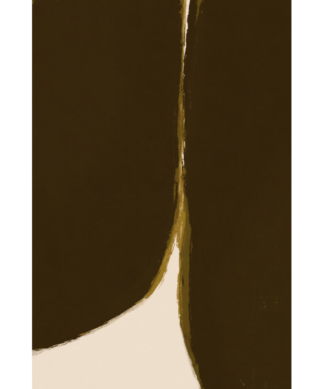 Olivegroveno10 by Treechild — Abstract Wall Art, 12 × 18, Brown, Matted Framed Print
