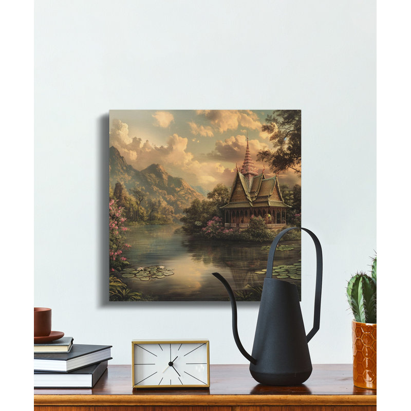 1 Piece Wrapped Canvas Wall Art Set, 15.24cm H x 15.24cm W