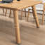 Bureau rectangulaire brun en bois massif-1195666885