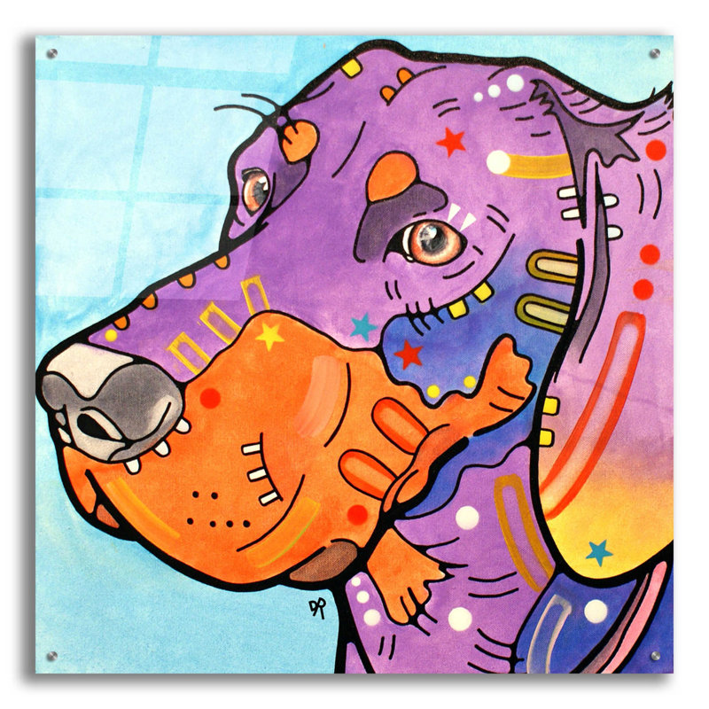 " Hunter " by Dean Russo, 36" H x 36" W x 0.2" D