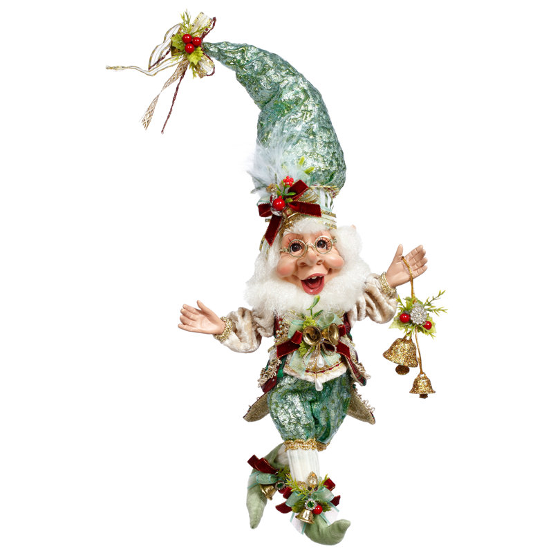 Bell Ringer Elf, Small - 12 Inches