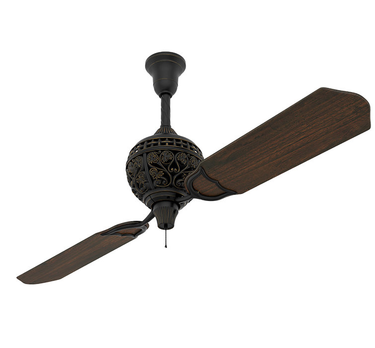 60" 1886 Series 2 - Blade Standard Ceiling Fan with Pull Chain