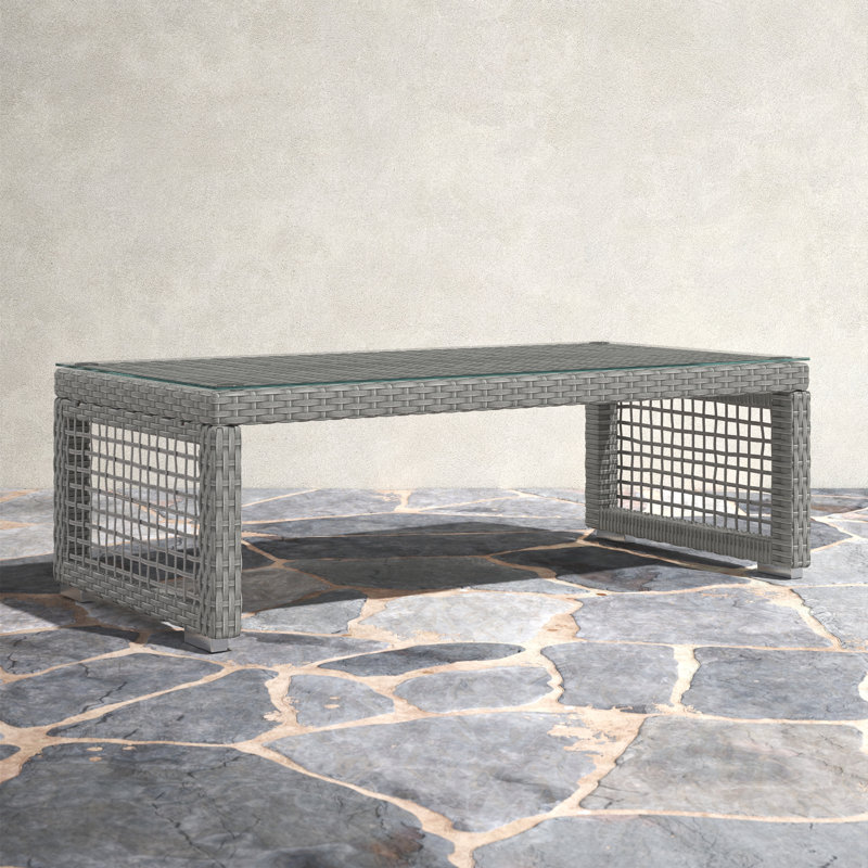 Table basse d'extérieur en rotin Aura
