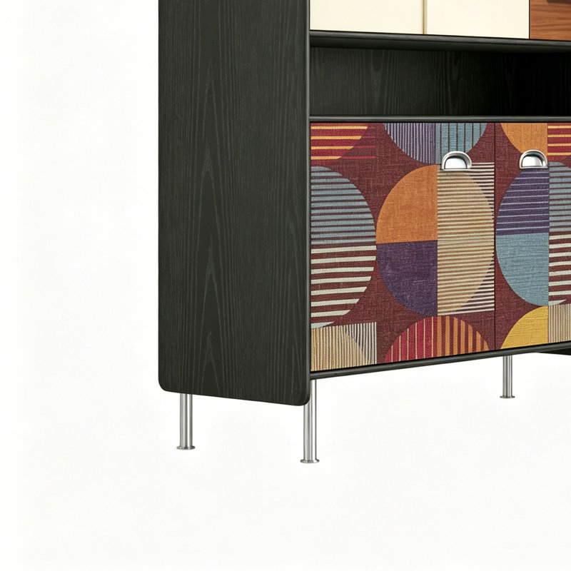 French Retro Simple Style Accent Cabinet