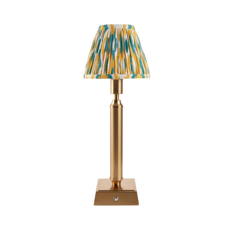 Trobridge Rechargeable Metal Table Lamp, Jade