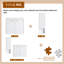 Meuble-lavabo 24 po avec lavabo en résine, 2 portes à fermeture en douceur et 1 armoire murale, fixation à flotteur