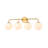 Dimmable Opal Glass Armed Sconce
