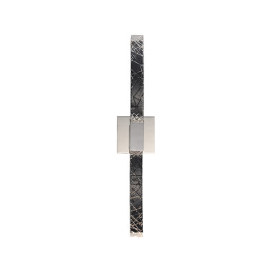 Applique murale Athleg 2 LT en nickel poli / transparent Allegri