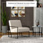 Fauteuil d'appoint en métal Ricci-384480135
