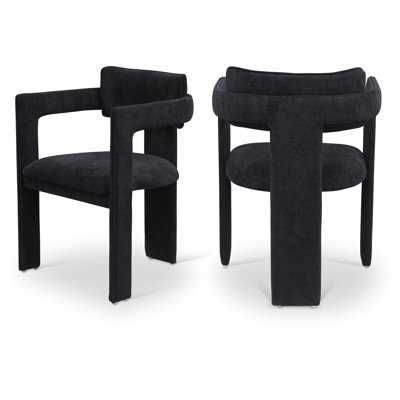 Exilda Chenille Fabric Dining Chair