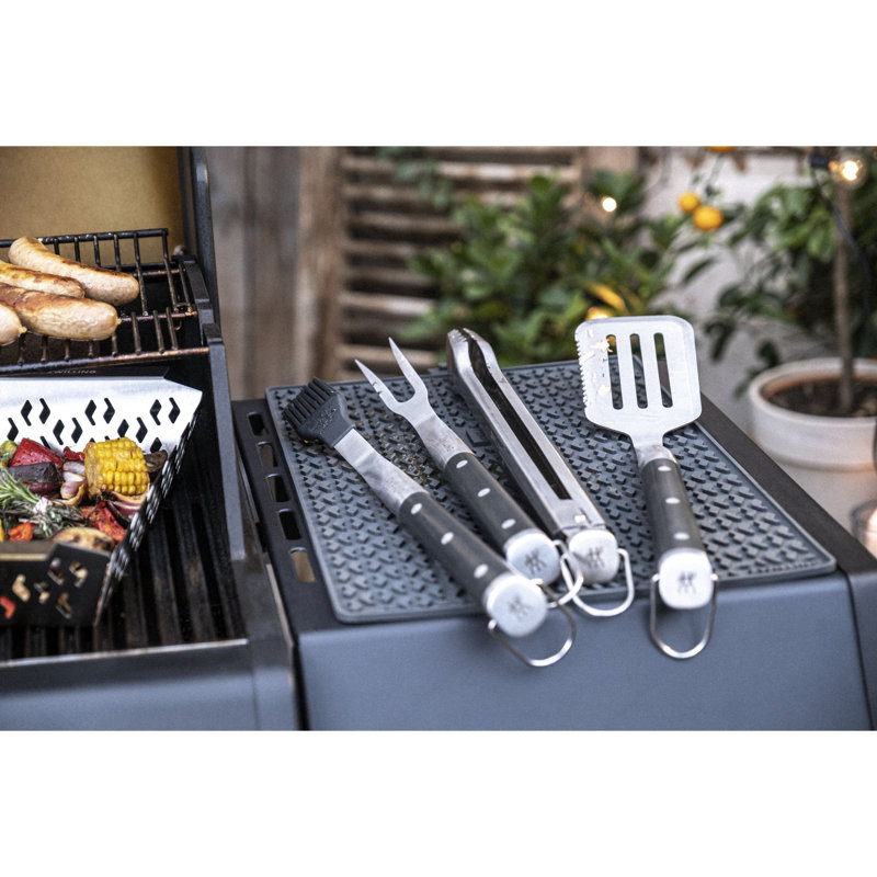 BBQ+ Stainless Steel Grilling Tool Set
