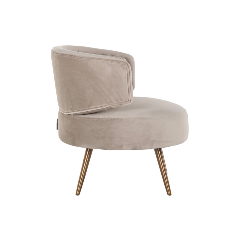 Hazel Upholstered Dining Chair, Brown