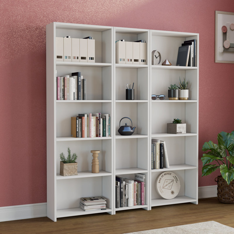 Bibliothèque Bulluck H 66,54 "x l 59,06", Blanc