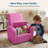 STASH 3-in-1 Kids Chair with Storage, Upholstered Seat and Fold-Down Ottoman -136686318