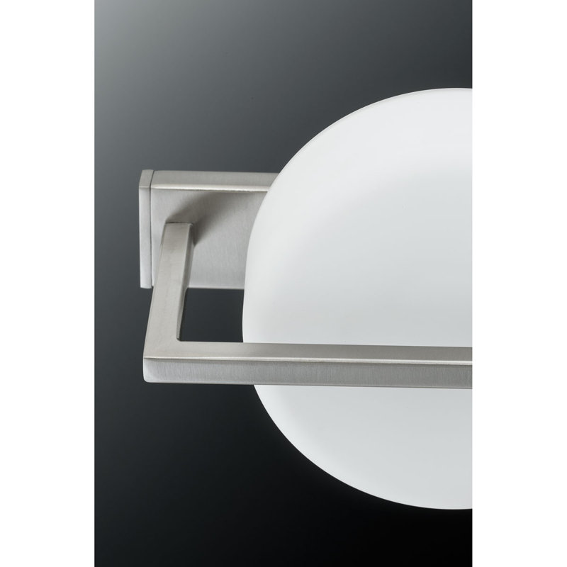 Barre de salle de bain à intensité variable Kameron, Nickel brossé