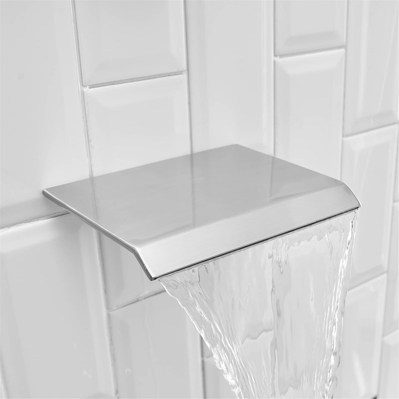 All-In-One Kit with Rough in-Valve, Brushed Nickel