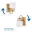 Vanduser Dimmable Bath Sconce-88566697