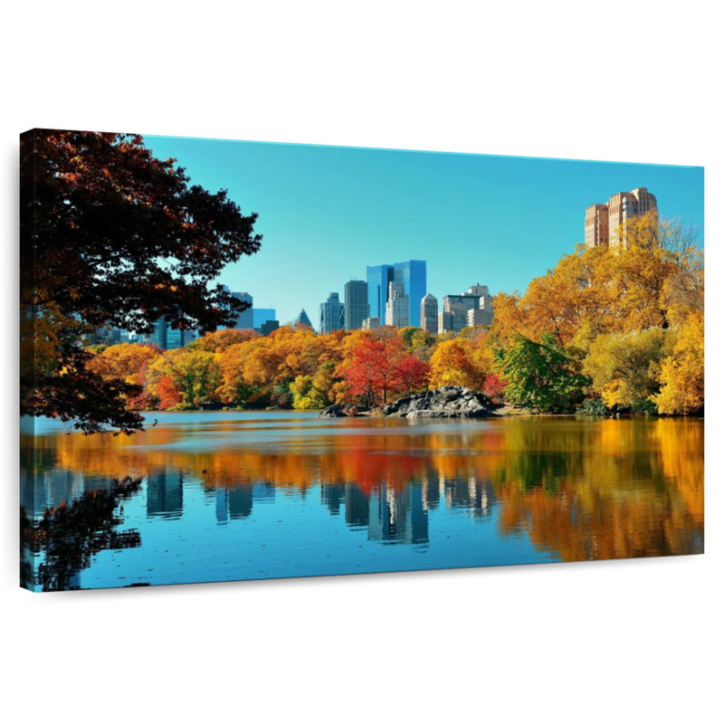 Rorry Central Park In Fall, 30" H x 45" W