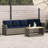 Patio Sofa 5-Seater With Cushions Poly Rattan-1216377321